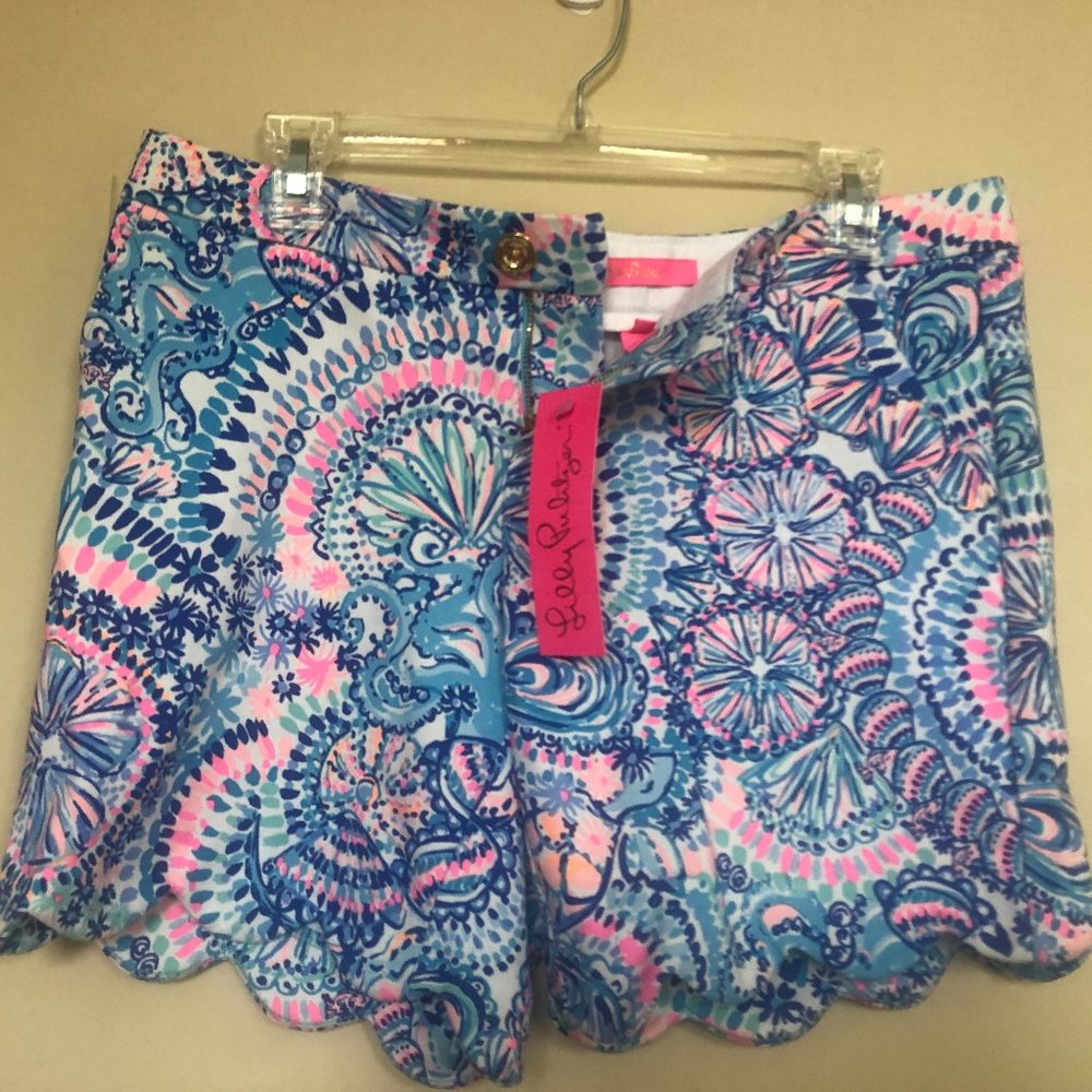BRAND NEW Lilly Pulitzer Shorts -  Blue Grotto Commotion in the Ocean